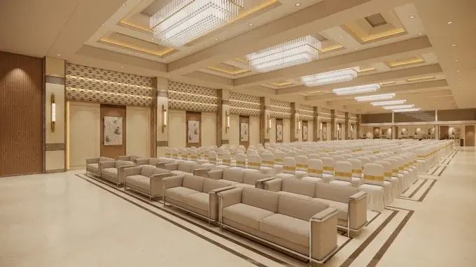 Pillar-less conference hall at Golden Banquet Vasai